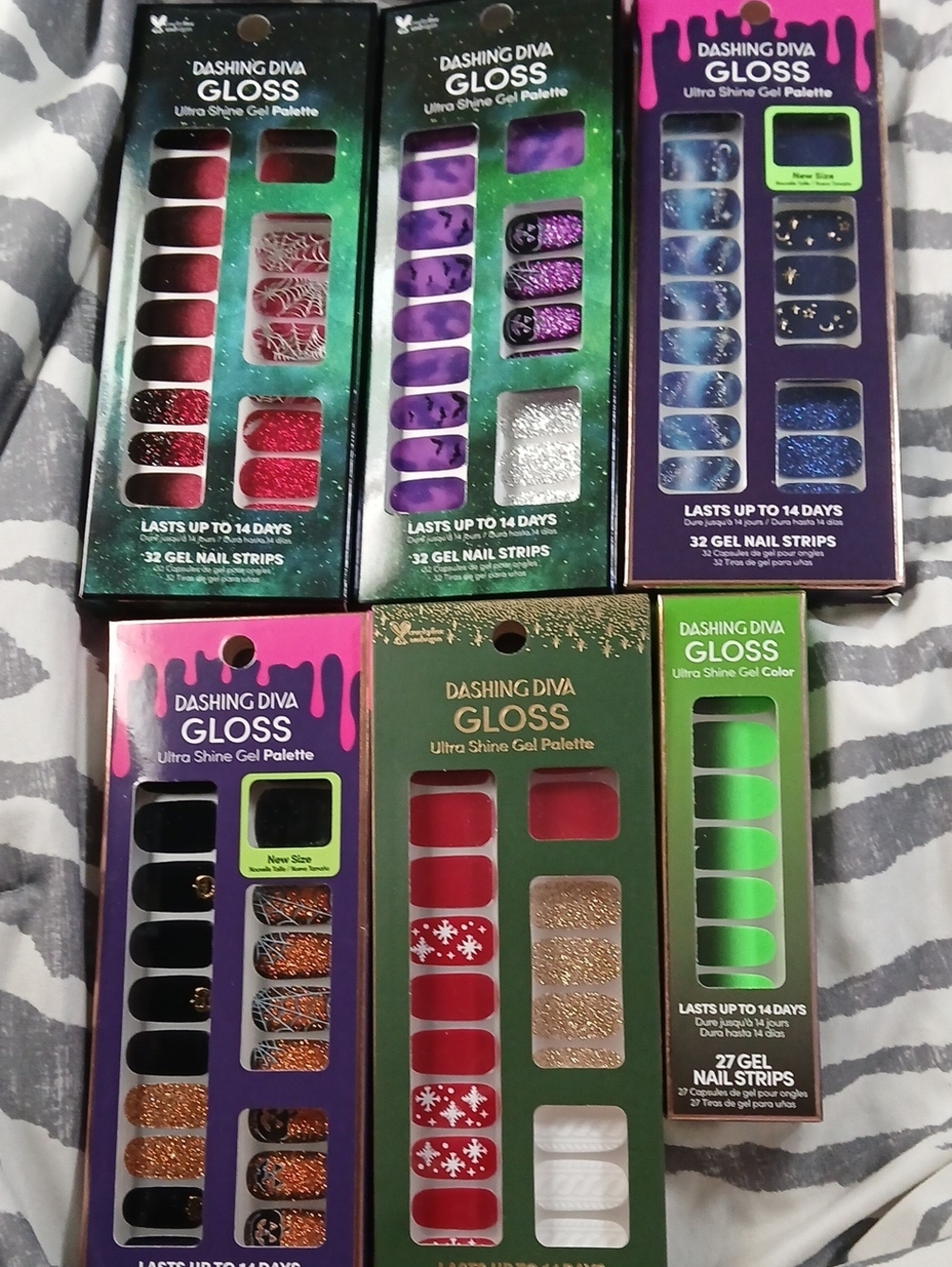 Dashing Diva Gel Nail Strips Lot
